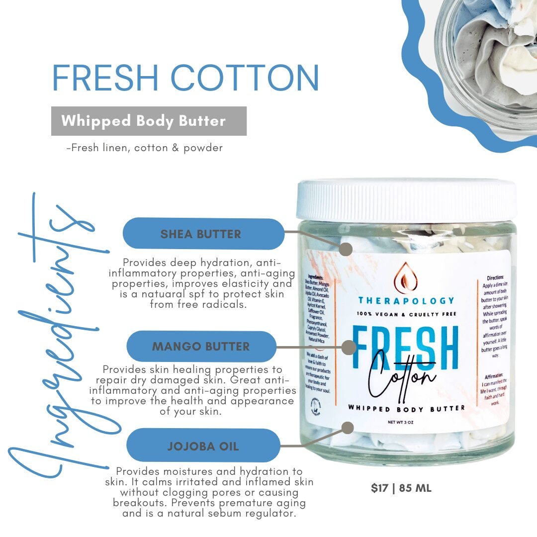 Fresh Cotton - Whipped Body Butter - Image 3