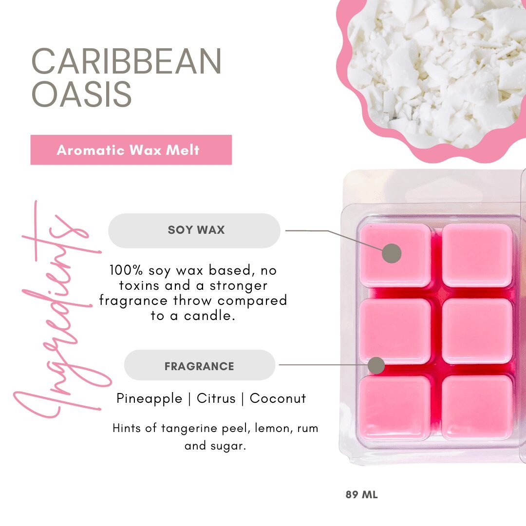 Caribbean Oasis Wax Melt - Image 2